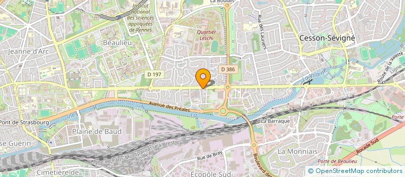 localisation de l'entreprise TRANSACTION GRAND OUEST  CESSON-SEVIGNE