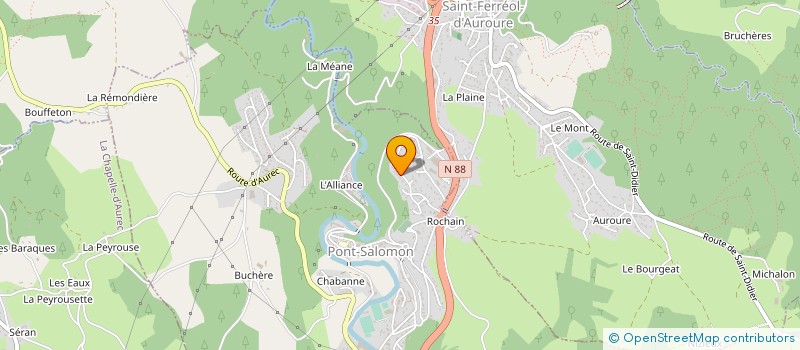 localisation de l'entreprise TRANSACTION MOBILIER IMMOBILIERE  PONT-SALOMON