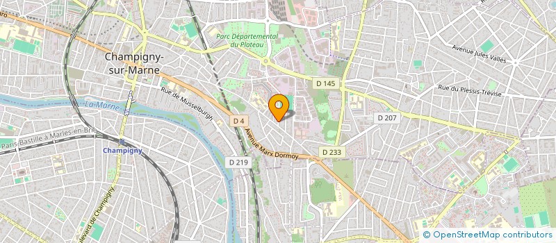 localisation de l'entreprise TRANSACTIONS AUTOMOBILES EUROPEENNES à CHAMPIGNY-SUR-MARNE