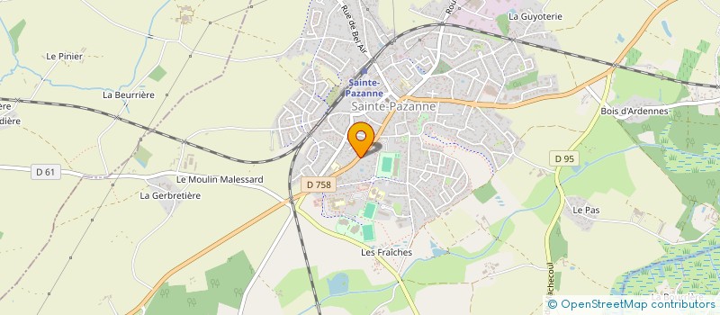 localisation de l'entreprise TRANSACTIONS DE L'OUEST à SAINTE-PAZANNE