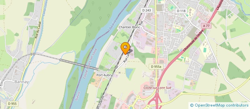 localisation de l'entreprise TRANSACTIONS DU CENTRE à COSNE-COURS-SUR-LOIRE
