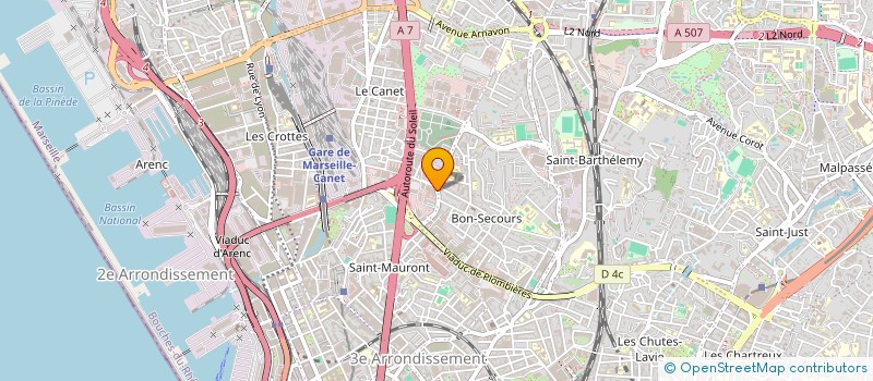 localisation de l'entreprise TRANSACTIONS FONCIERES ET FINANCIERES à MARSEILLE