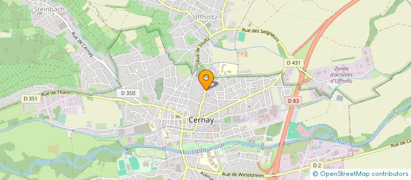localisation de l'entreprise TRANSACTIONS IMMOBILIERES DE L'EST à UFFHOLTZ