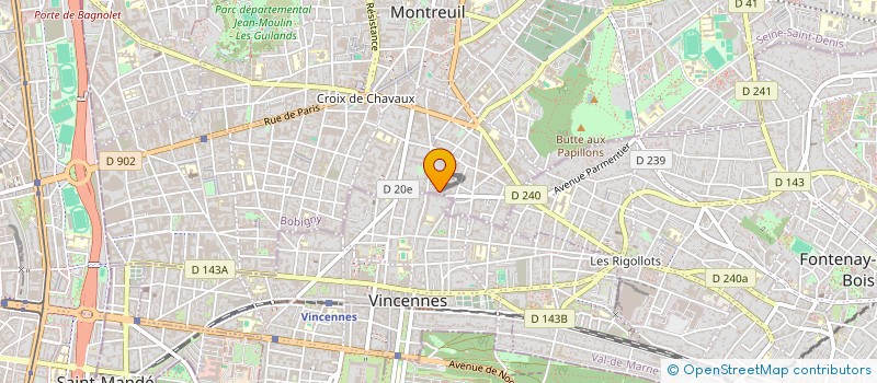 localisation de l'entreprise TRANSACTIONS INTERNATIONNALES ET CONSEIL à MONTREUIL