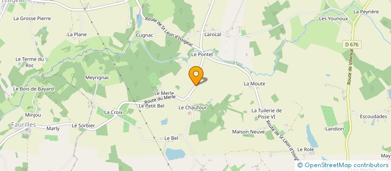 localisation de l'entreprise TRANSAIR COLOR à BEAUMONTOIS EN PERIGORD