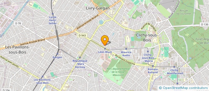 localisation de l'entreprise TRANSAK à LIVRY-GARGAN