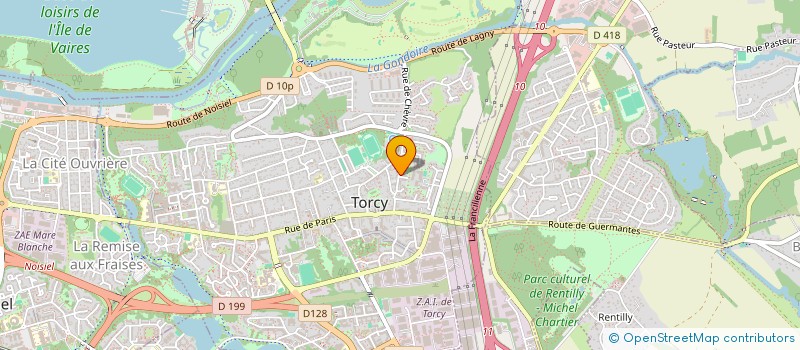 localisation de l'entreprise TRANSAKAUTO CAR  TORCY