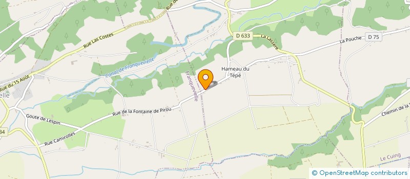 localisation de l'entreprise TRANSAL'BOIS  LOUDET