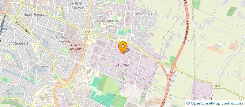 localisation de l'entreprise TRANSALDIS à VALENCE