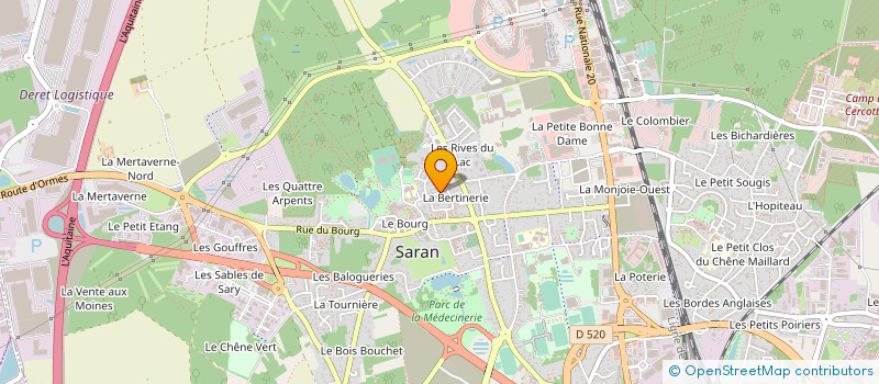 localisation de l'entreprise TRANSALI45 à SARAN