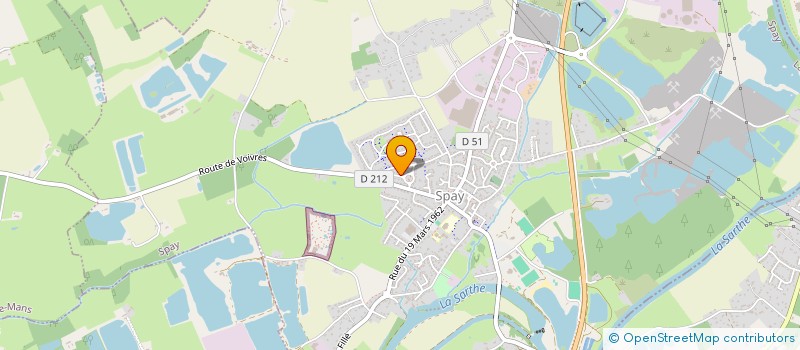 localisation de l'entreprise TRANSALINE à SPAY