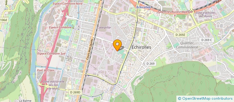 localisation de l'entreprise TRANSALMO  ECHIROLLES