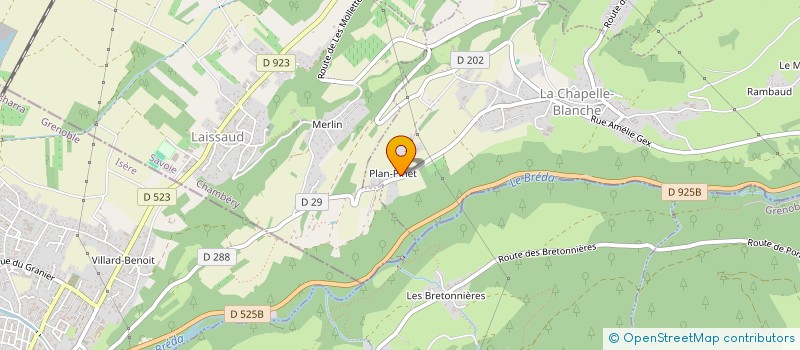 localisation de l'entreprise TRANSALPIN INNOVATIVE SYSTEM à LA CHAPELLE-BLANCHE