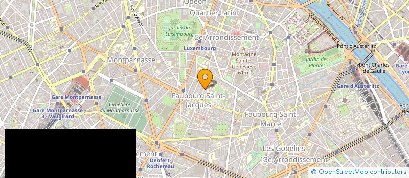 localisation de l'entreprise TRANSALPINA à PARIS