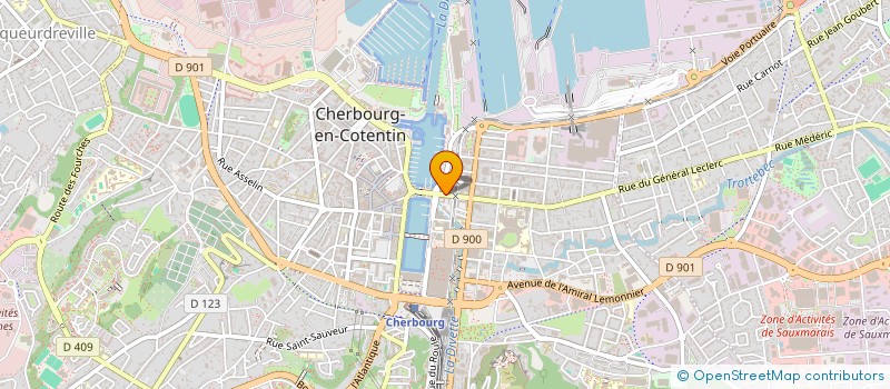 localisation de l'entreprise TRANSALPINA  CHERBOURG-EN-COTENTIN