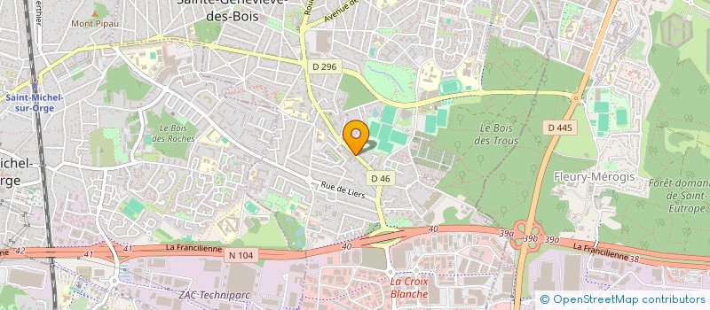 localisation de l'entreprise TRANSALUXE IMMO à EVRY-COURCOURONNES