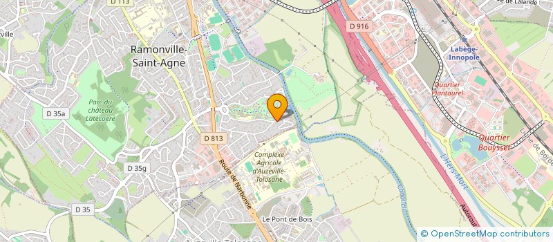 localisation de l'entreprise TRANSAM à RAMONVILLE-SAINT-AGNE