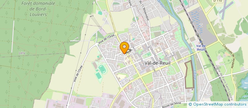 localisation de l'entreprise TRANSAM-EXPRESS  VAL-DE-REUIL