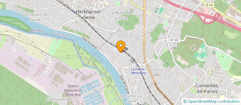 localisation de l'entreprise TRANSAMI  LA FRETTE-SUR-SEINE