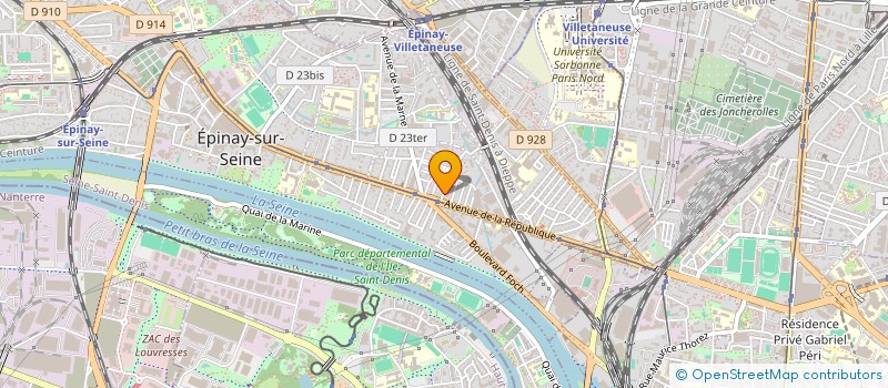 localisation de l'entreprise TRANSANIS  EPINAY-SUR-SEINE