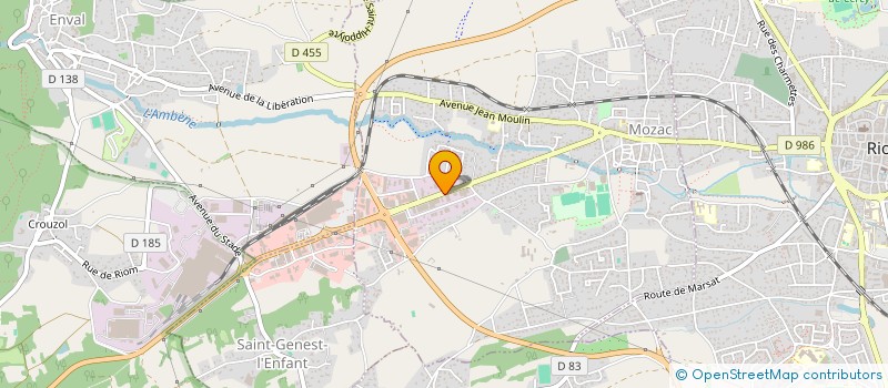 localisation de l'entreprise TRANSARC DELAYE  MOZAC