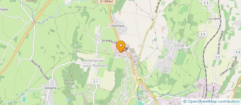 localisation de l'entreprise TRANSARC ENERGIE à LONS-LE-SAUNIER