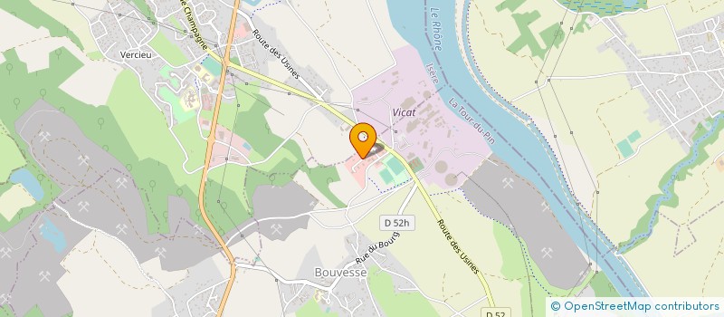 localisation de l'entreprise TRANSARC SEGUI à MONTALIEU-VERCIEU