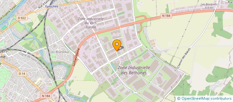 localisation de l'entreprise TRANSARNAUD à SAINT-OUEN-L'AUMONE