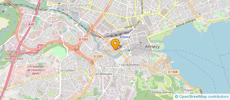 localisation de l'entreprise TRANSAS  ANNECY