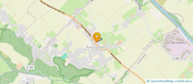 localisation de l'entreprise TRANSAT  RACQUINGHEM