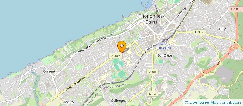 localisation de l'entreprise TRANSAT à THONON-LES-BAINS