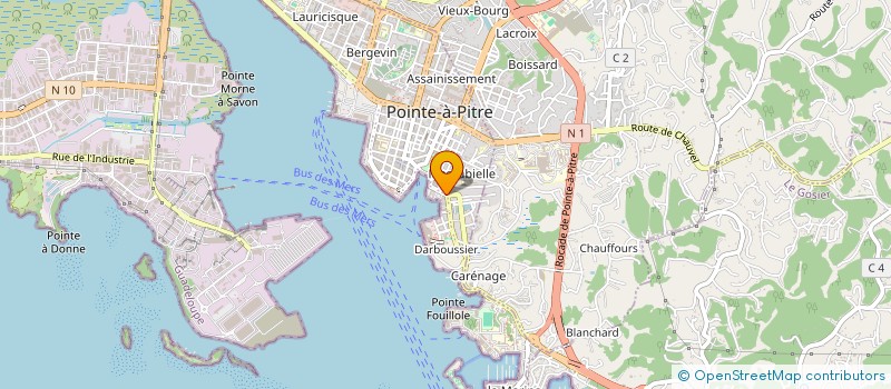 localisation de l'entreprise TRANSAT FRET à POINTE-A-PITRE