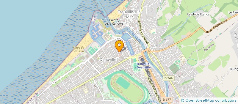 localisation de l'entreprise TRANSAT & PARASOL  DEAUVILLE