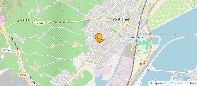 localisation de l'entreprise TRANSAUTO à FRONTIGNAN