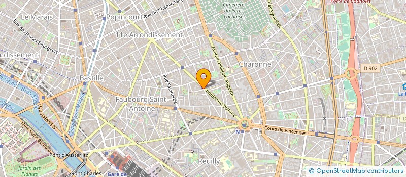 localisation de l'entreprise TRANSAW à PARIS