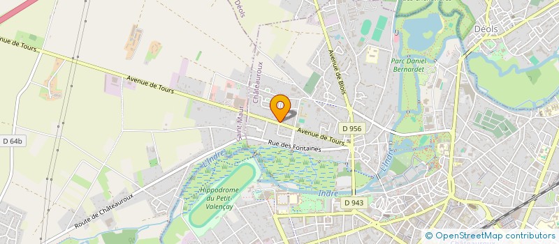 localisation de l'entreprise TRANSAX à CHATEAUROUX
