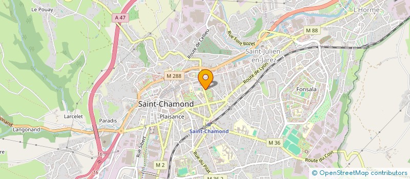 localisation de l'entreprise TRANSAXUM à LA TALAUDIERE