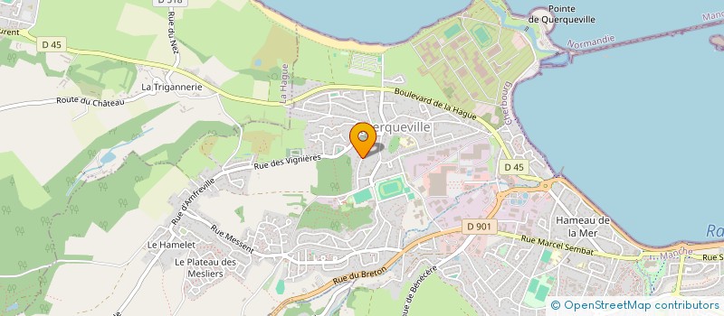 localisation de l'entreprise TRANSBA à CHERBOURG-EN-COTENTIN