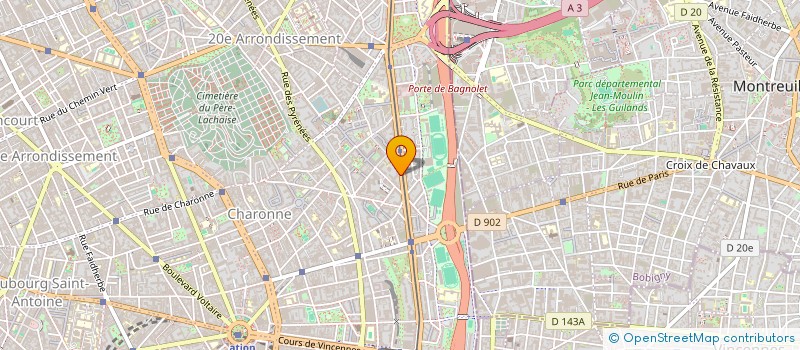 localisation de l'entreprise TRANSBANDE  PARIS