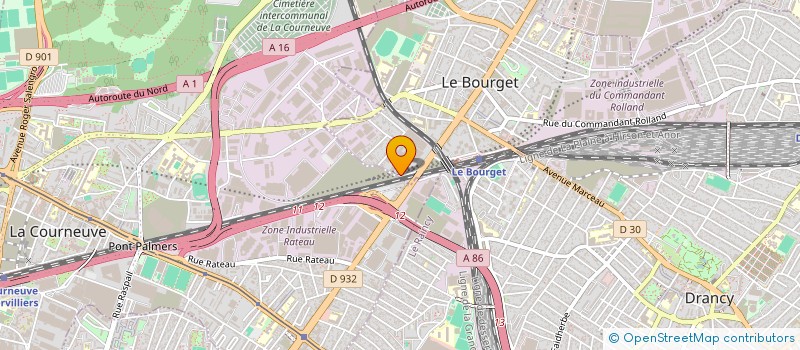localisation de l'entreprise TRANSBENNE à LE BOURGET