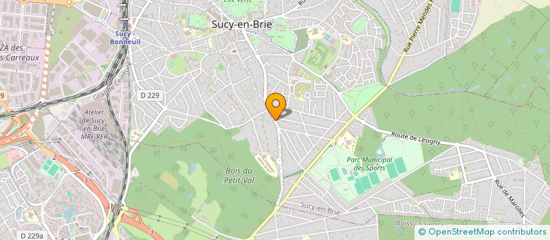 localisation de l'entreprise TRANSBETON  SUCY-EN-BRIE