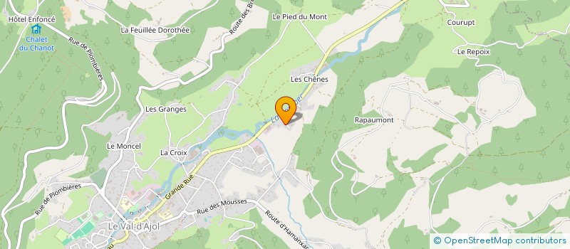 localisation de l'entreprise TRANSBOIS PERRIN à LE VAL-D'AJOL