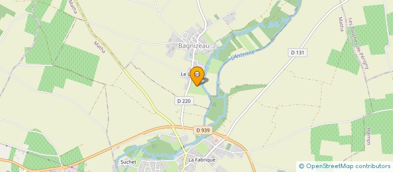 localisation de l'entreprise TRANSBOTTLE  BAGNIZEAU