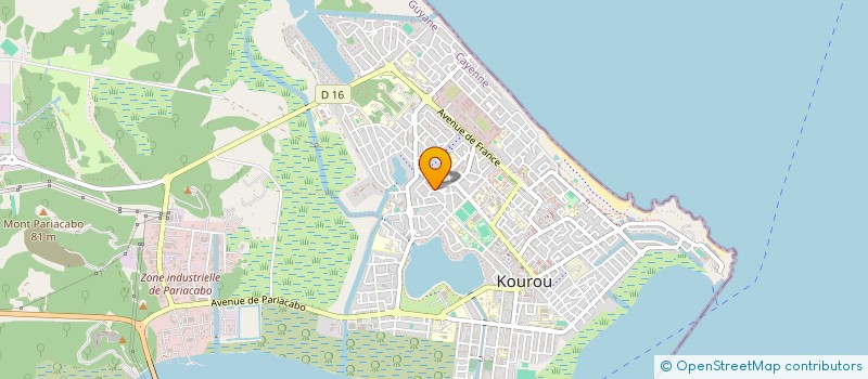 localisation de l'entreprise TRANSCAFERT EURL à KOUROU