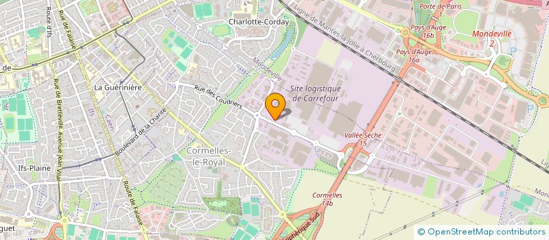 localisation de l'entreprise TRANSCAL à CORMELLES-LE-ROYAL