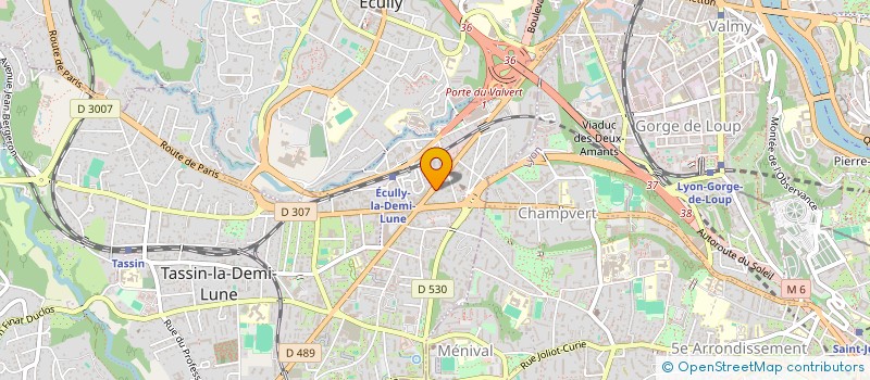 localisation de l'entreprise TRANSCAL à TASSIN-LA-DEMI-LUNE