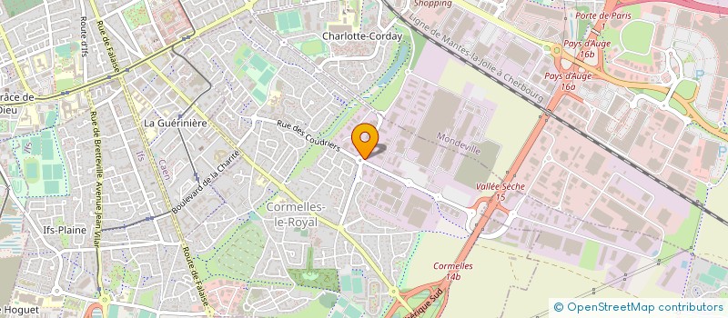 localisation de l'entreprise TRANSCAL LOGISTIQUE à CORMELLES-LE-ROYAL
