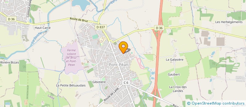 localisation de l'entreprise TRANSCAM  PONT-PEAN