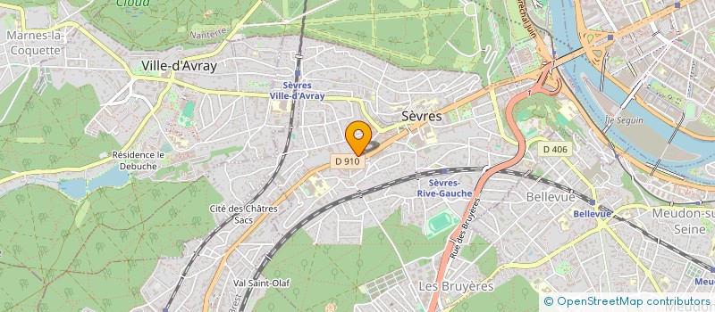 localisation de l'entreprise TRANSCAR à SEVRES