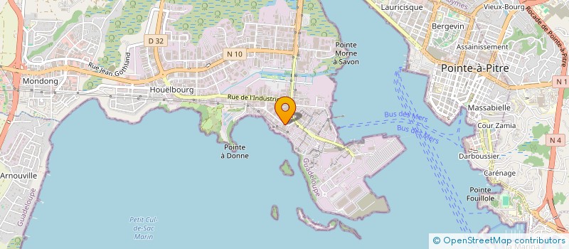 localisation de l'entreprise TRANSCARAIBES à BAIE-MAHAULT